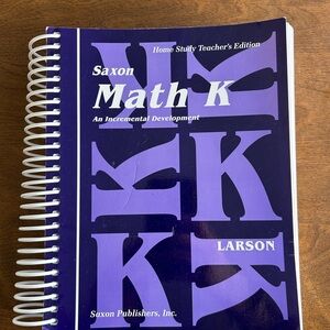 Saxon Math K Teacher's Edition Book
